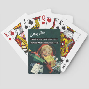 Jeu De Cartes À un Sugar Plum de la crise de nerfs des fêtes
