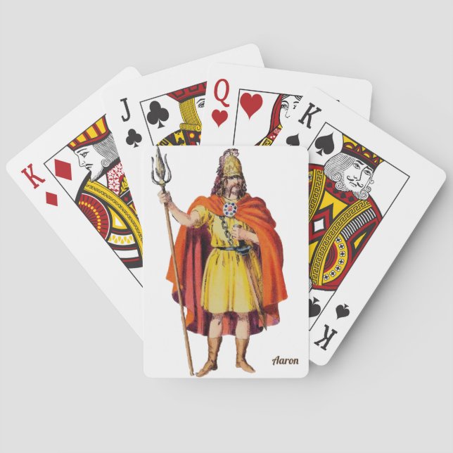 Jeu De Cartes AARON ~ COSTUME britannique antique ~ BC 54 ~ (dos)