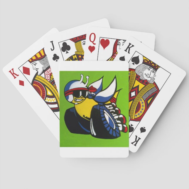 Jeu De Cartes Abeille de chat (dos)