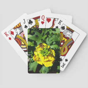 Jeu De Cartes Abeille sur Fleurs Jaunes