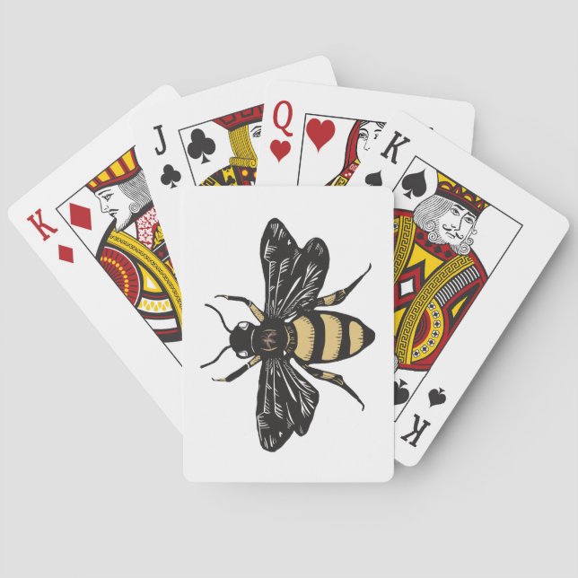 Jeu De Cartes Abeille vintage (dos)