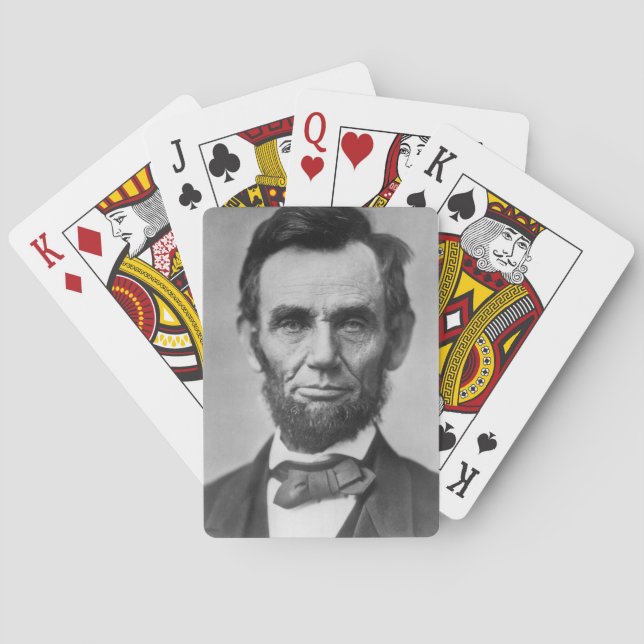 Jeu De Cartes Abraham Lincoln (dos)