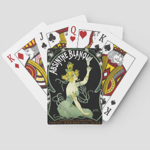 Jeu De Cartes Absinthe Art Nouveau vintage par Nver