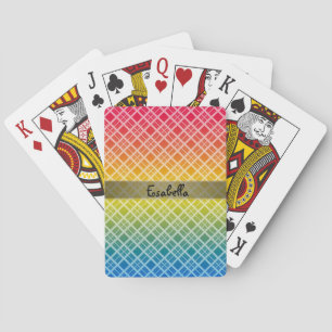 Jeu De Cartes Abstrait, arc-en-ciel, plaid, plaid arc-en-ciel