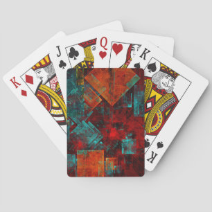Jeu De Cartes Abstrait Cool coloré moderne Motif artistique