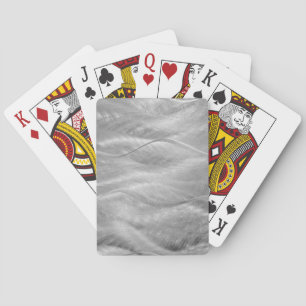 Jeu De Cartes Abstrait en acier inoxydable brossé
