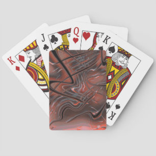 Jeu De Cartes Accroches ondulées rustiques avec ombre de fumée s