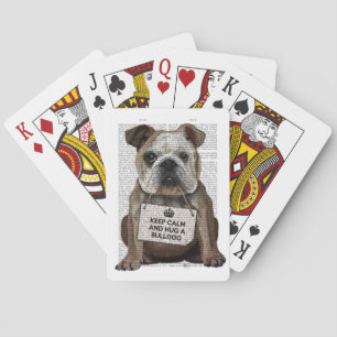 Jeu De Cartes Accrochez un Bulldog