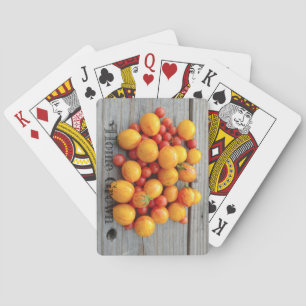 Jeu De Cartes Accueil Tomates Cultivées Jardin Classic Jouer Car