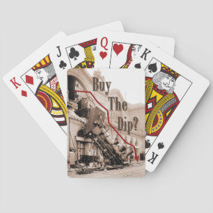 Jeu De Cartes Acheter L'Humour Du Marché Stock Dip