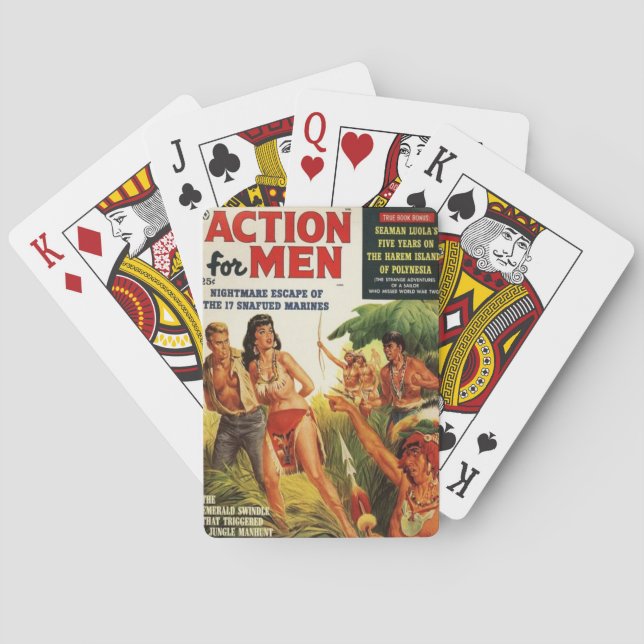 Jeu De Cartes Action pour les hommes 1 (dos)