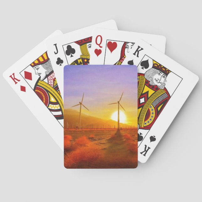 Jeu De Cartes Actionné par le vent (dos)