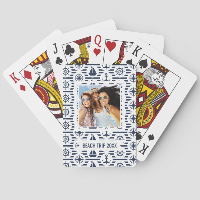 Jeu De Cartes Add Your | En Blue Pattern (dos)