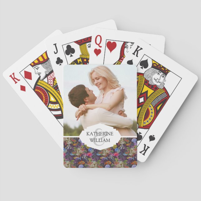 Jeu De Cartes Add Your | Sea Life Grunge (dos)