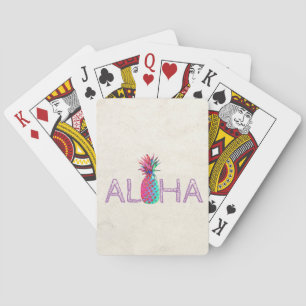 Jeu De Cartes Adorable Aloha Hawaiian Pineappy