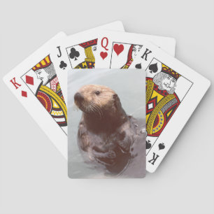 Jeu De Cartes Adorable Mignonne Louter de la mer de l'Alaska Car