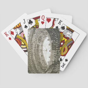 Jeu De Cartes Aerial view of the Colosseum in Rome from 'Views o