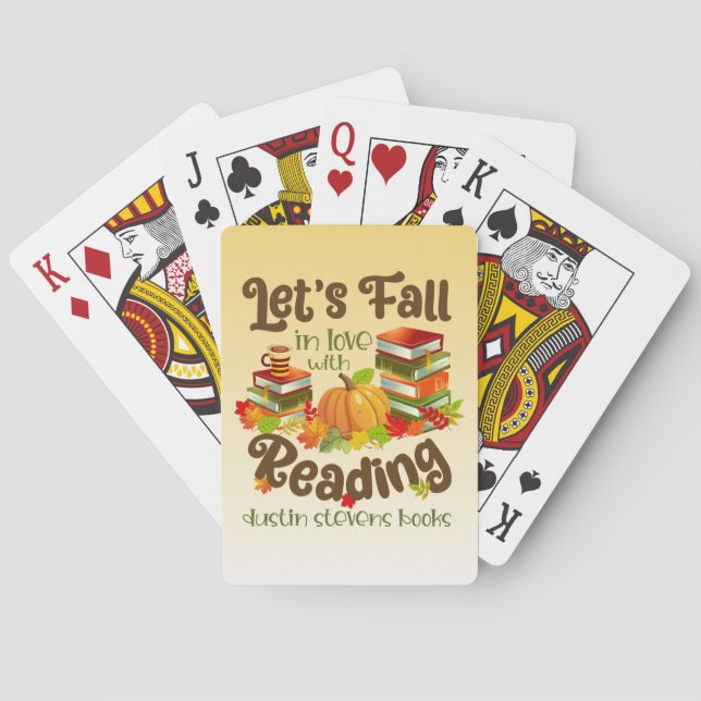 Jeu De Cartes Affaire Love With Reading Dustin Stevens Books (dos)