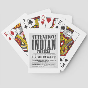 Jeu De Cartes Affiche de recrutement pour la U.S. Volunteer Cava