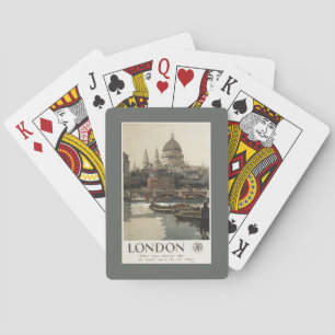 Jeu De Cartes Affiche de voyage de Great Western St Paul