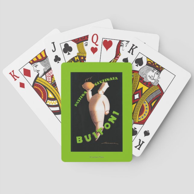 Jeu De Cartes Affiche promotionnelle de pâtes de Buitoni (dos)