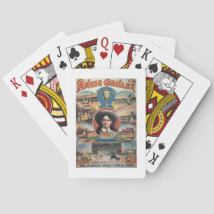Jeu De Cartes Affiche publicitaire Annie Oakley avec Buffa