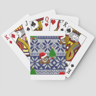 Jeu De Cartes affreux pull-over de Noël émoji