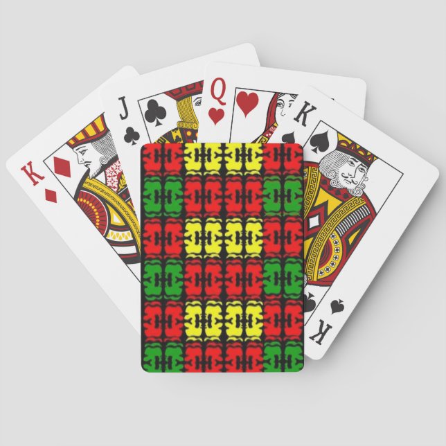 Jeu De Cartes Africain-Américain (dos)