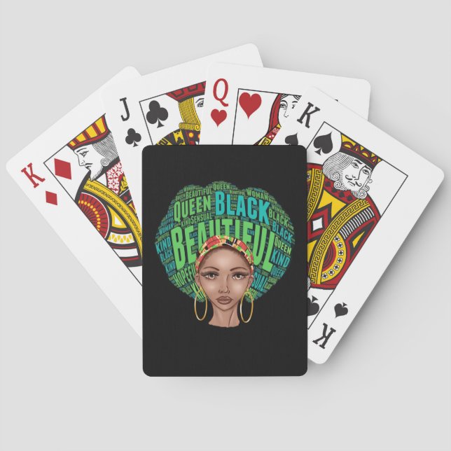 Jeu De Cartes Africain-Américain (dos)