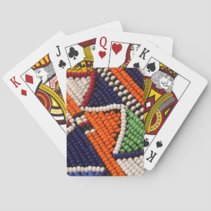 Jeu De Cartes Afrique, Kenya. Les perles tribales des Masaï