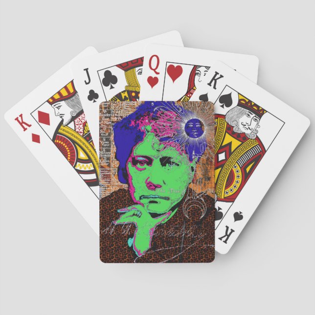 Jeu De Cartes Âge ésotérique occulte de théosophie de Helena (dos)