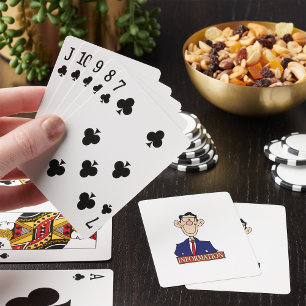 Jeu De Cartes Agent d'information Commis professionnel