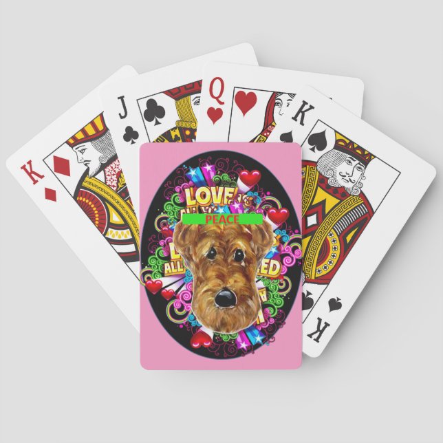 JEU DE CARTES AIREDALE TERRIER (dos)