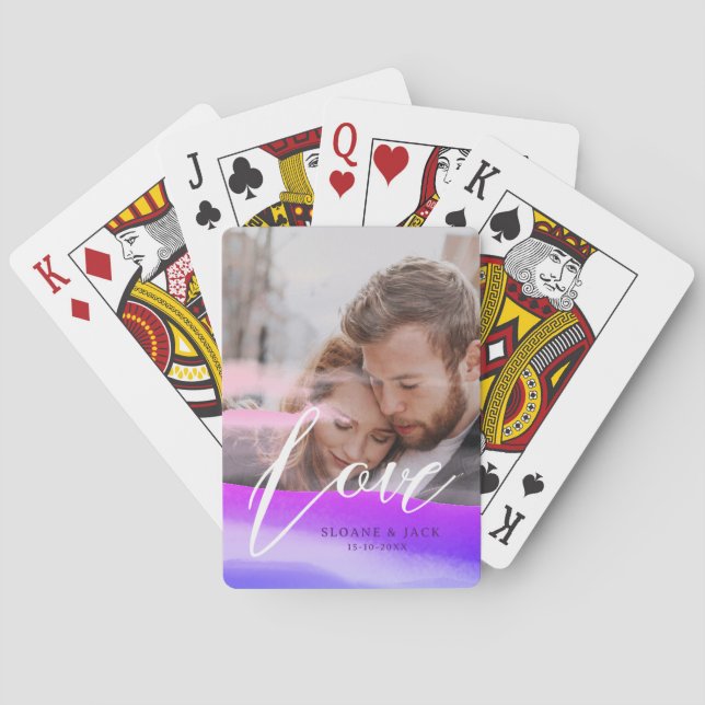 Jeu De Cartes Ajouter deux photos Citation d'amour Citation d'ho (dos)