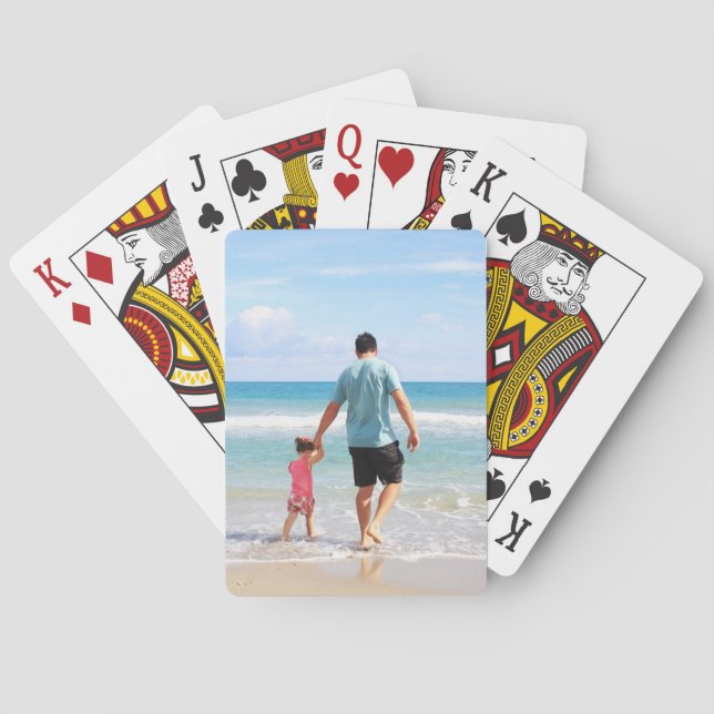 Jeu De Cartes Ajouter votre propre photo et/ou texte (dos)