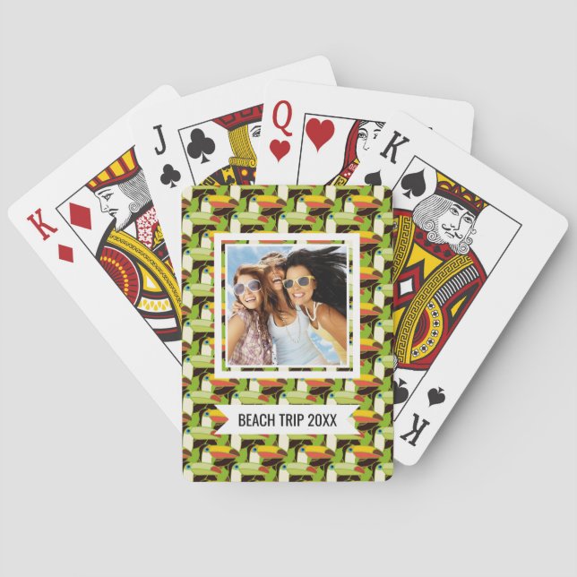 Jeu De Cartes Ajoutez vos toucans | colorés nommés (dos)