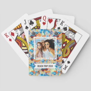 Jeu De Cartes Ajoutez votre motif nommé d'amusement d'été de  