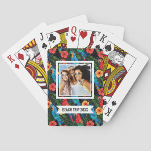 Jeu De Cartes Ajoutez votre motifs nommé d'ara et de ketmie  