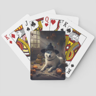 Jeu De Cartes Akita Citrouilles Halloween effroi