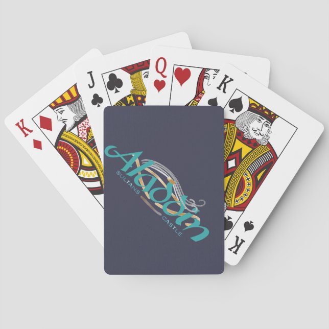 Jeu De Cartes Aladdin Sultans Castle Bicyclette Poker Cartes (dos)