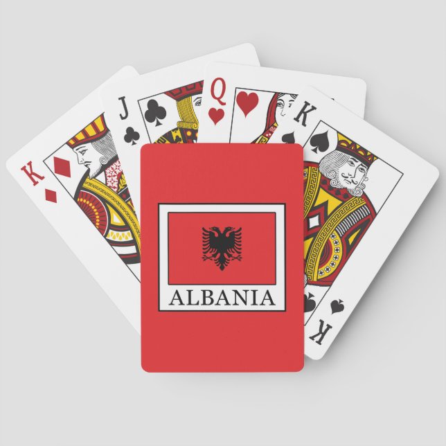 Jeu De Cartes Albanie (dos)