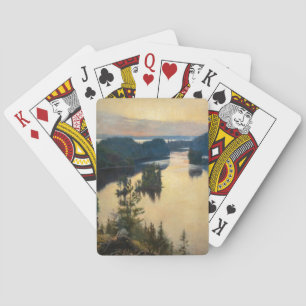 Jeu De Cartes Albert Edelfeel - Kaukola Ridge au coucher du sole