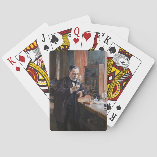 Jeu De Cartes Albert Edelfeue - Portrait de Louis Pasteur (dos)