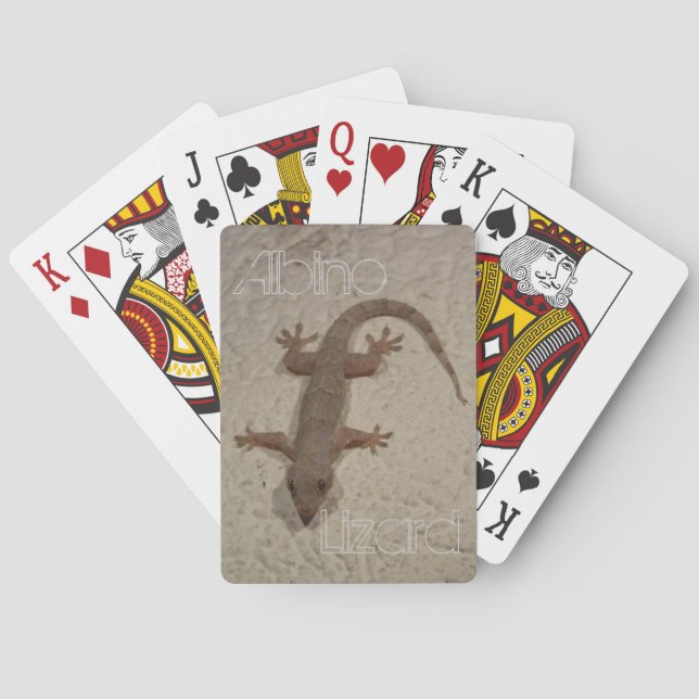 Jeu De Cartes Albino Lizard (dos)