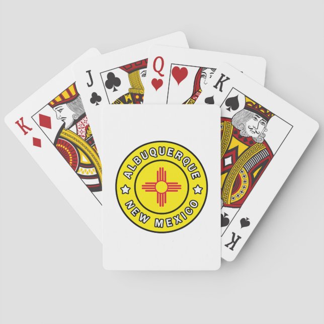 Jeu De Cartes Albuquerque Nouveau-Mexique (dos)