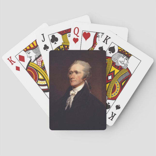 Jeu De Cartes Alexander Hamilton : père fondateur des États-Unis (dos)