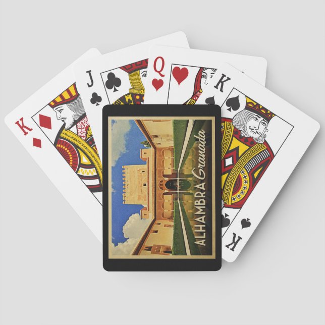 Jeu De Cartes Alhambra Grenade Espagne (dos)
