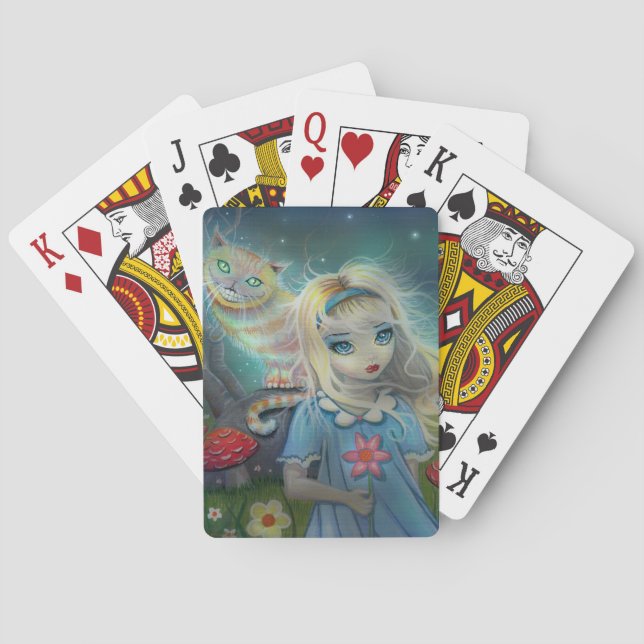Jeu De Cartes Alice au pays des merveilles Art d'Imaginaire (dos)