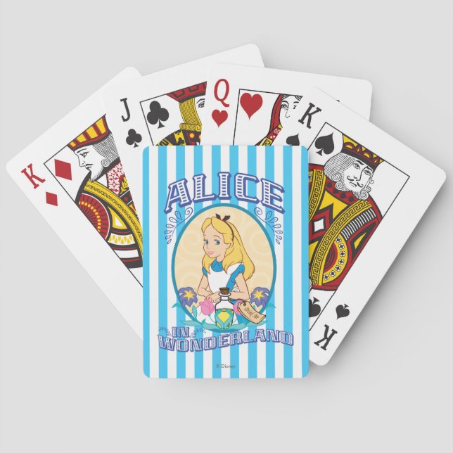 Jeu De Cartes Alice au pays des merveilles - Cadre (dos)