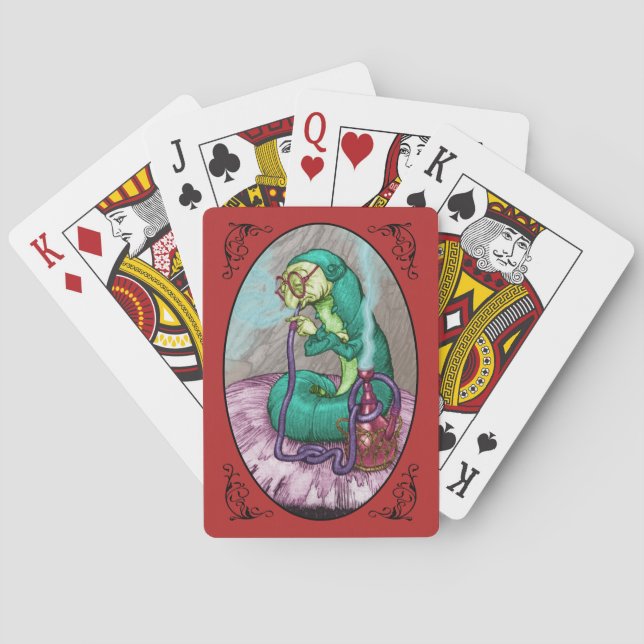 Jeu De Cartes Alice au pays des merveilles - Caterpillar (dos)